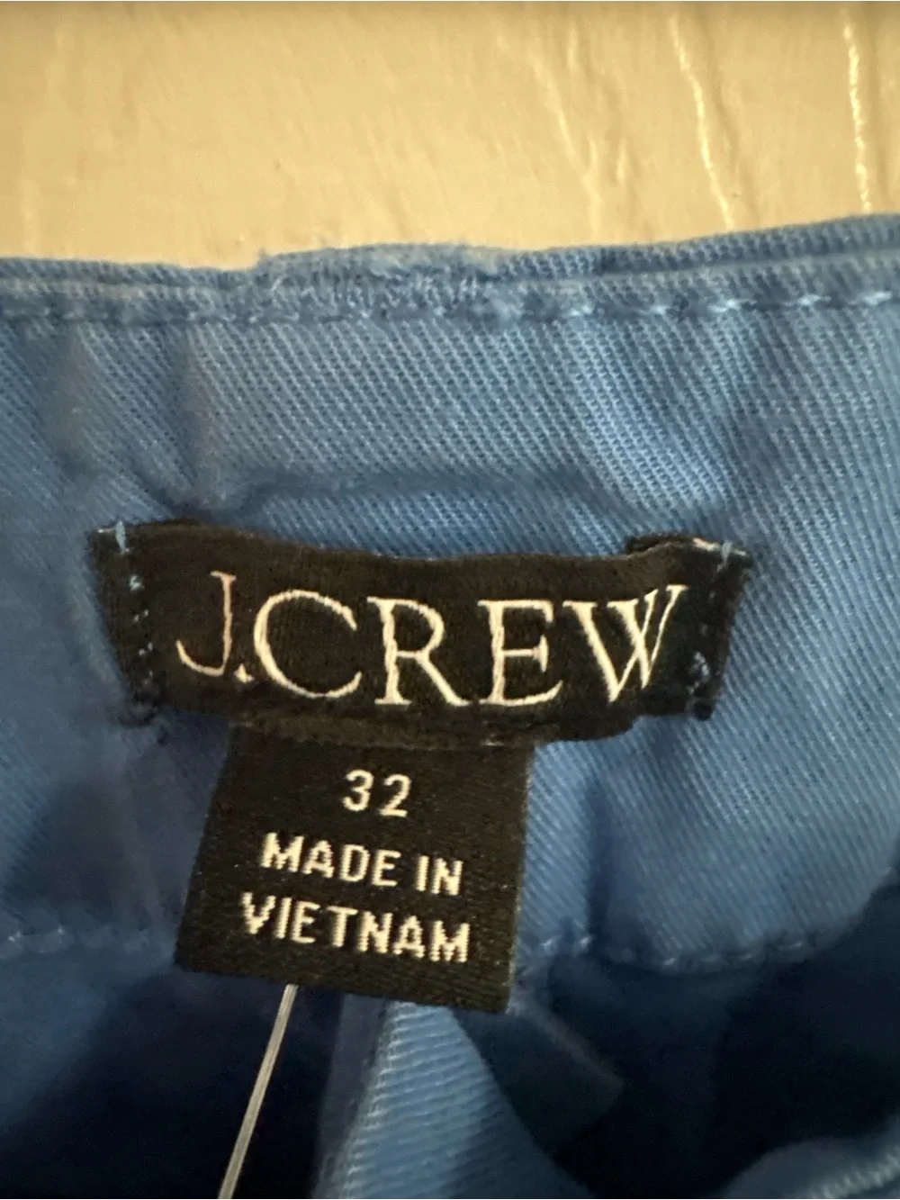 J Crew cobalt blue trouser pants new with partial tags men's 32